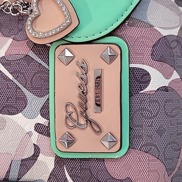 Guess Taupe/Multicolored Airun Crossbody Handbag - Picture 2 of 12